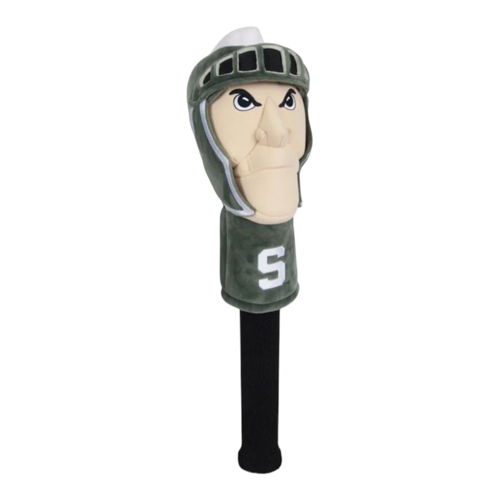 Michigan State Spartans Sparty Plush Mascot Golf Club Driver Head Cover NWT
